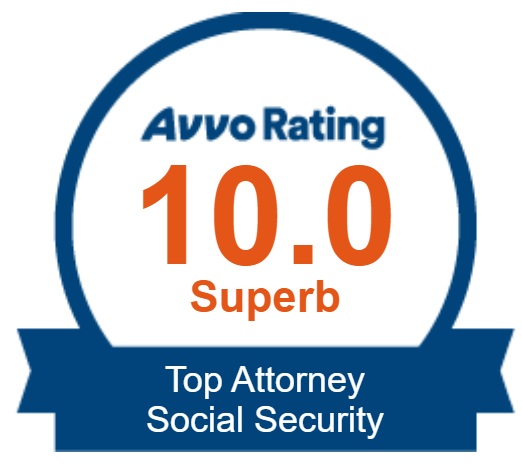 Logo for Avvo Clients' Choice 10.0 Rating